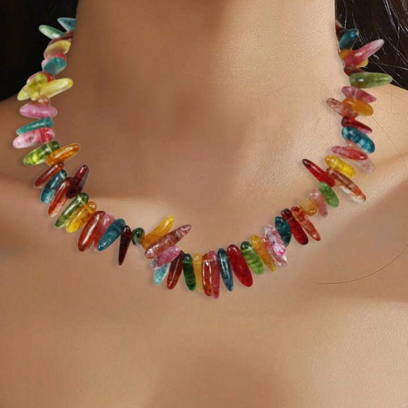 Turmaline Necklace.17" - Picture 2 of 2